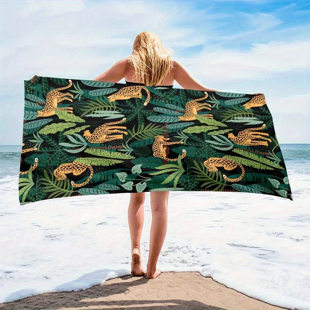 Cheetah Chic Beach Towel 