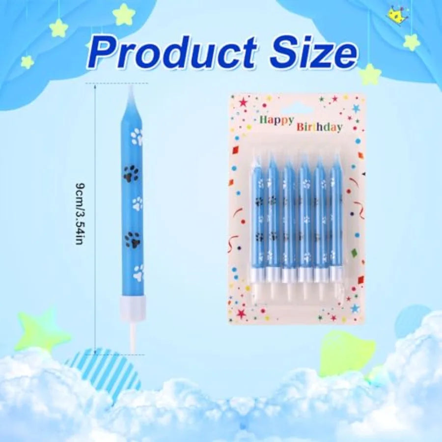 12Pcs Cat Paw Candles 