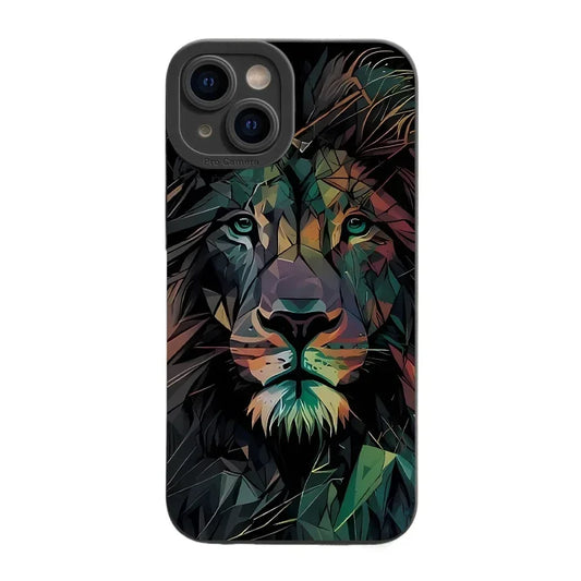 Fierce Lion Pattern Phone Case 
