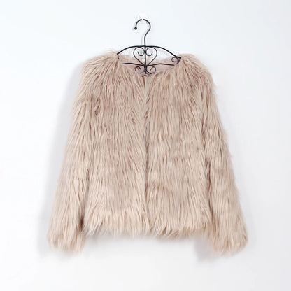 Lynx Cat Inspired Faux Fur Coat 