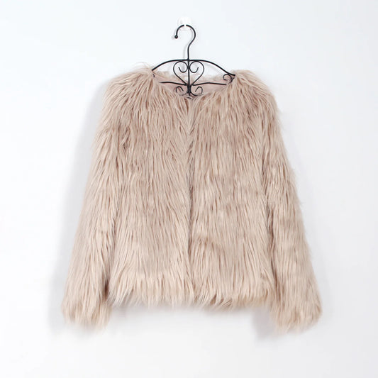 Lynx Cat Inspired Faux Fur Coat 