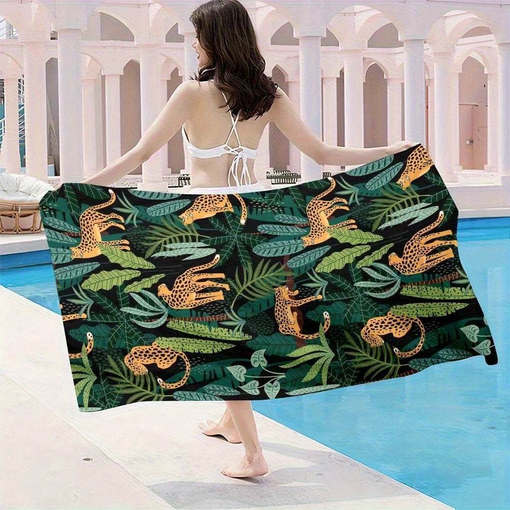 Cheetah Chic Beach Towel 