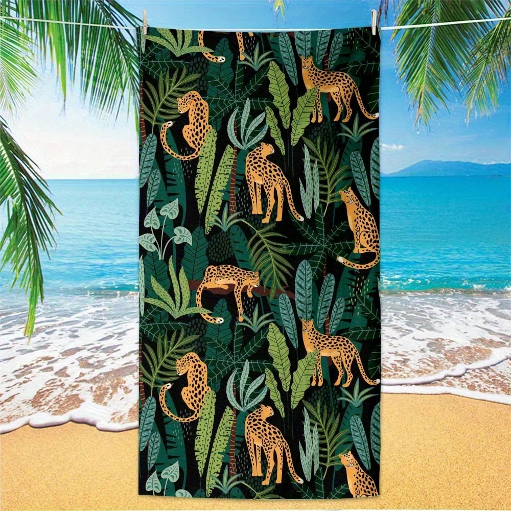 Cheetah Chic Beach Towel 