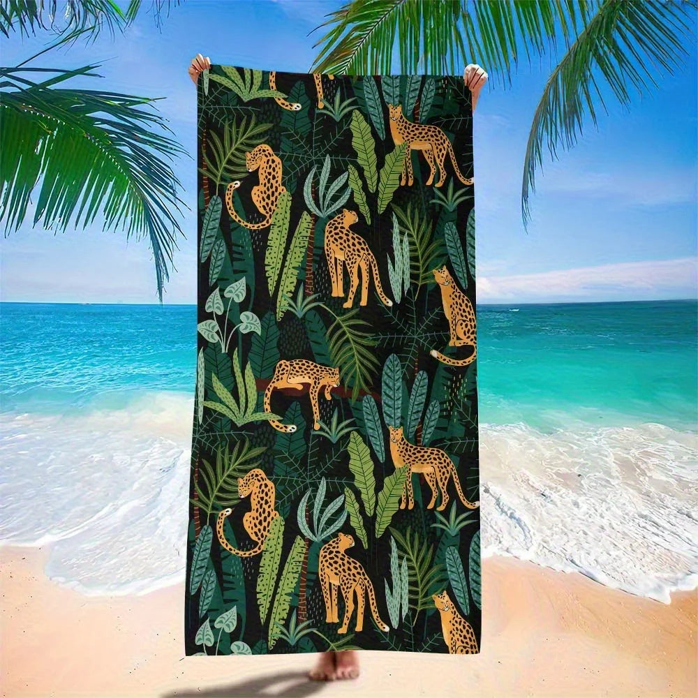 Cheetah Chic Beach Towel 