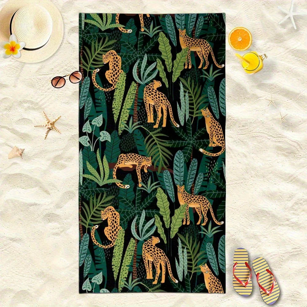 Cheetah Chic Beach Towel 