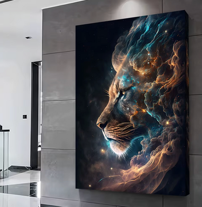 Galaxy Cosmic King Wall Art Canvas Decor