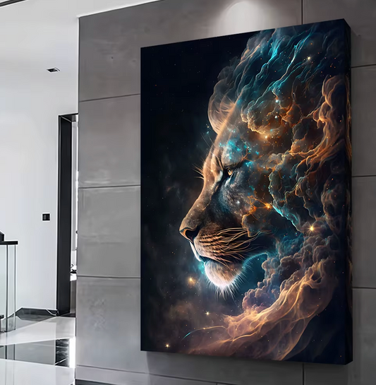 Galaxy Cosmic King Wall Art Canvas Decor