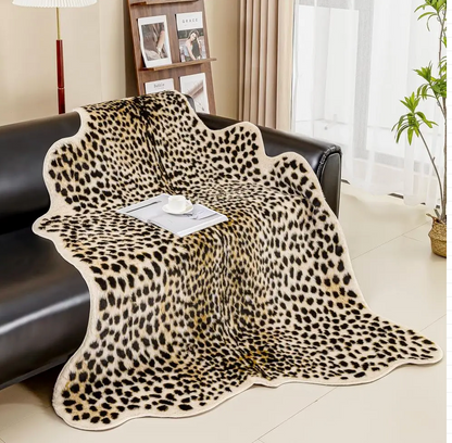 Stylish & Soft Faux Cheetah Print Rug – 5 x 7 Feet