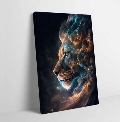 Galaxy Cosmic King Wall Art Canvas Decor