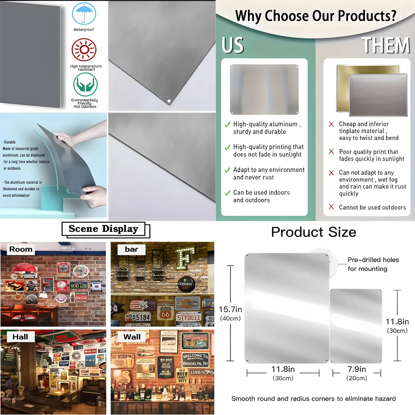 Snow Leopard Metal Wall Art Decor 