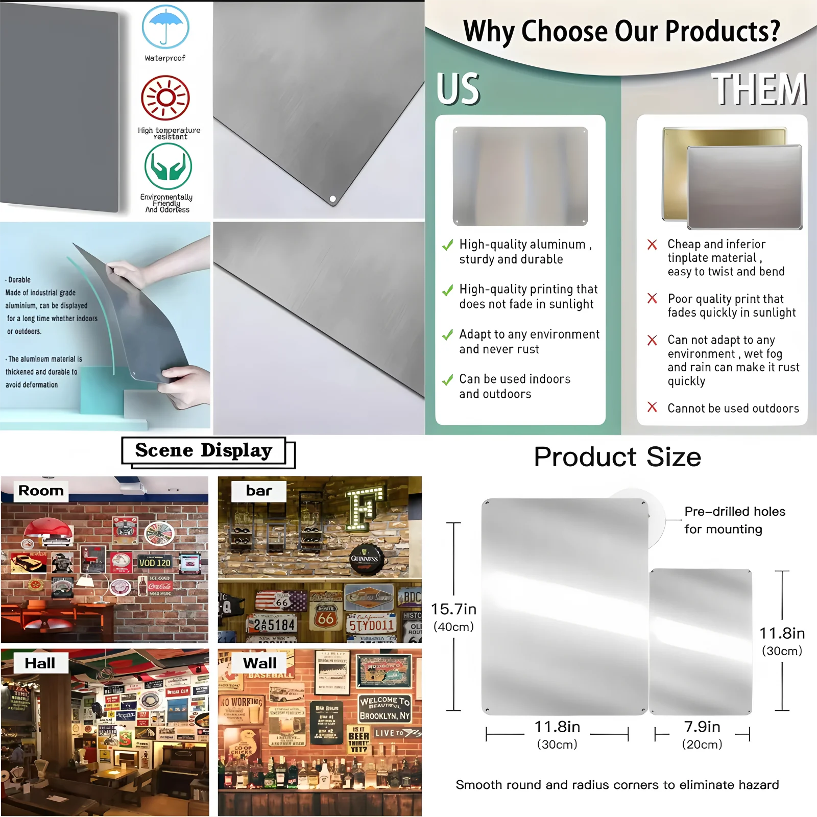 Snow Leopard Metal Wall Art Decor 