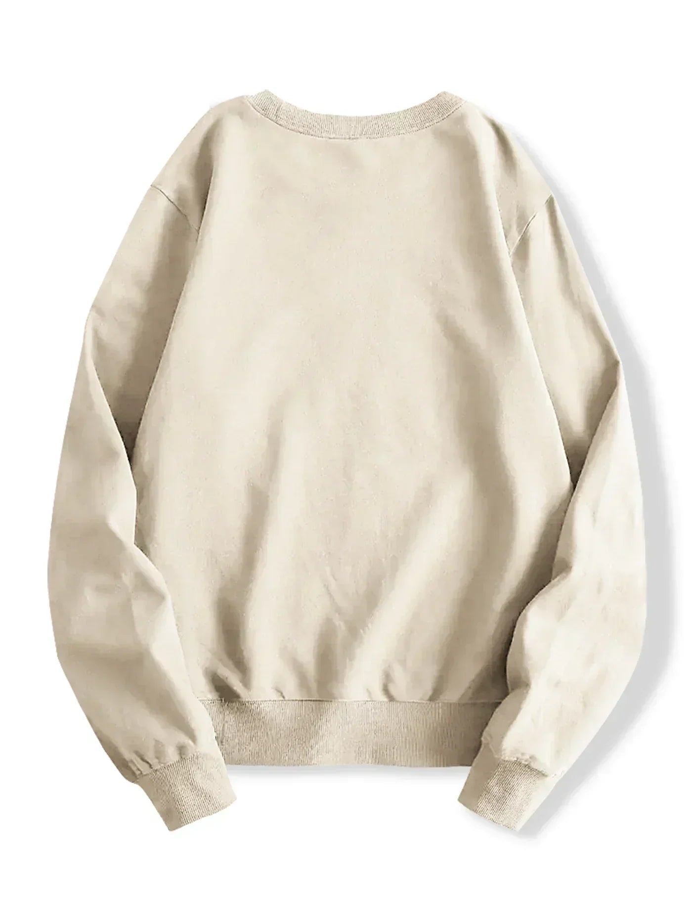 Apricot Crew Neck Sweatshirt – Tiger with Pink Glasses & Bubble Gum (S-2XL)