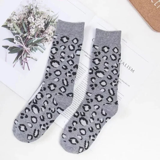 Snow Leopard Inspired Socks