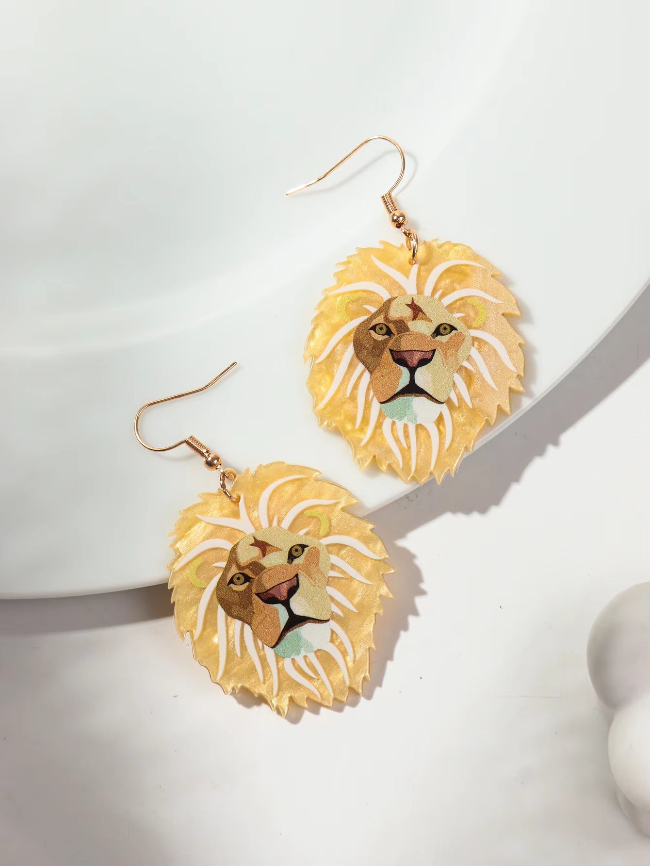 Fun Lion Earrings 