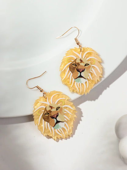 Fun Lion Earrings 