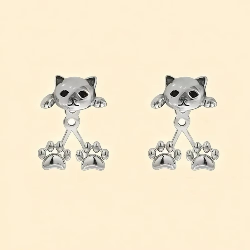 Cute Cat Charm Earrings