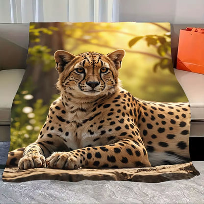 Cheetah Wild Throw Blanket