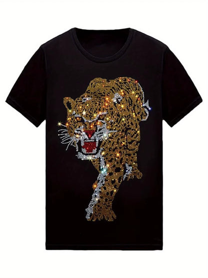 Tiger Prowl Cotton Crew Neck T-Shirt
