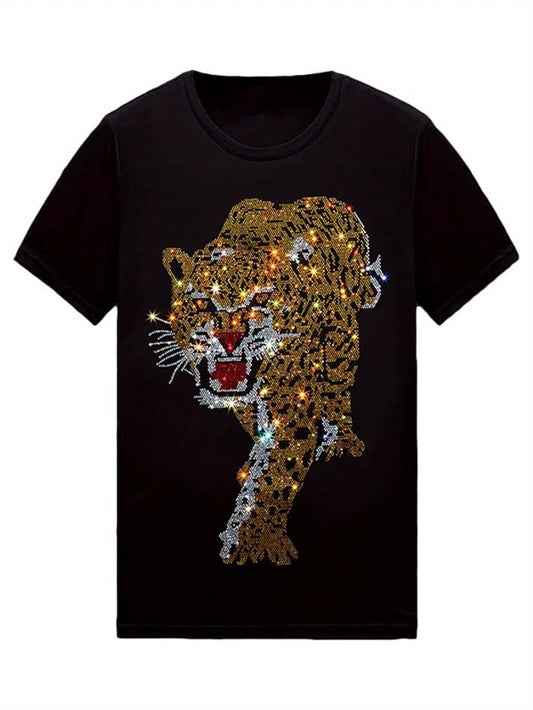 Tiger Prowl Cotton Crew Neck T-Shirt