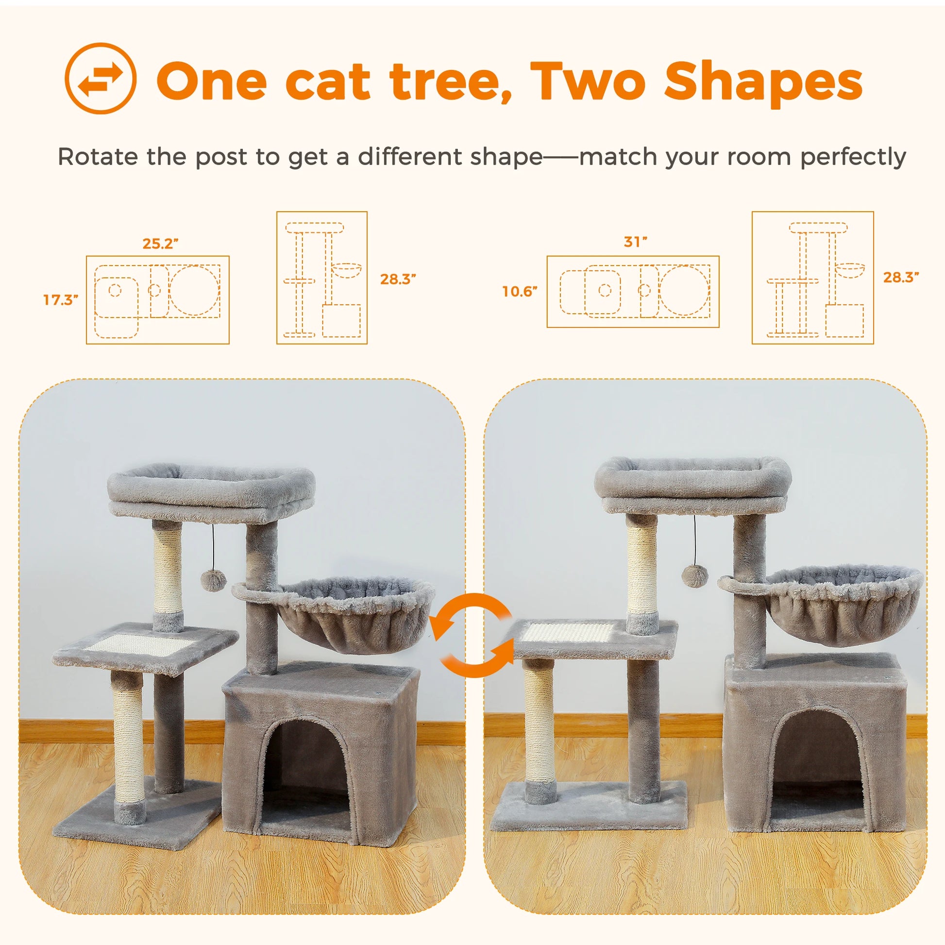 Modern Gray Tree
