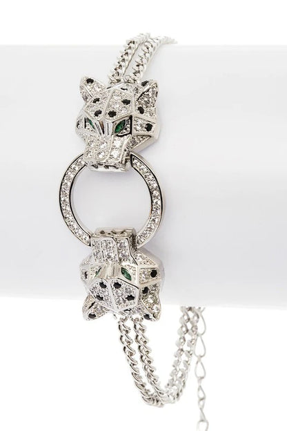 Double Leopard Bracelet