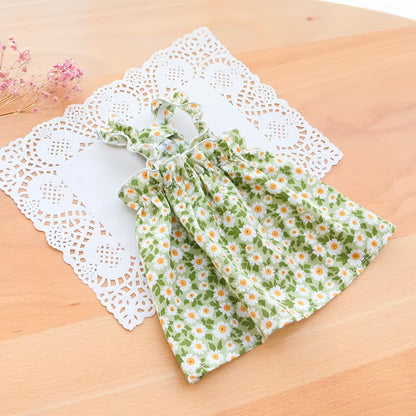 Sphynx Cat Summer Dress 100% Cotton: Comes in Green & Pink