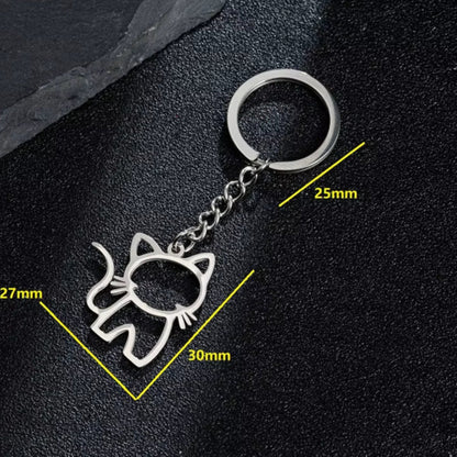 Happy Kitty Keychain