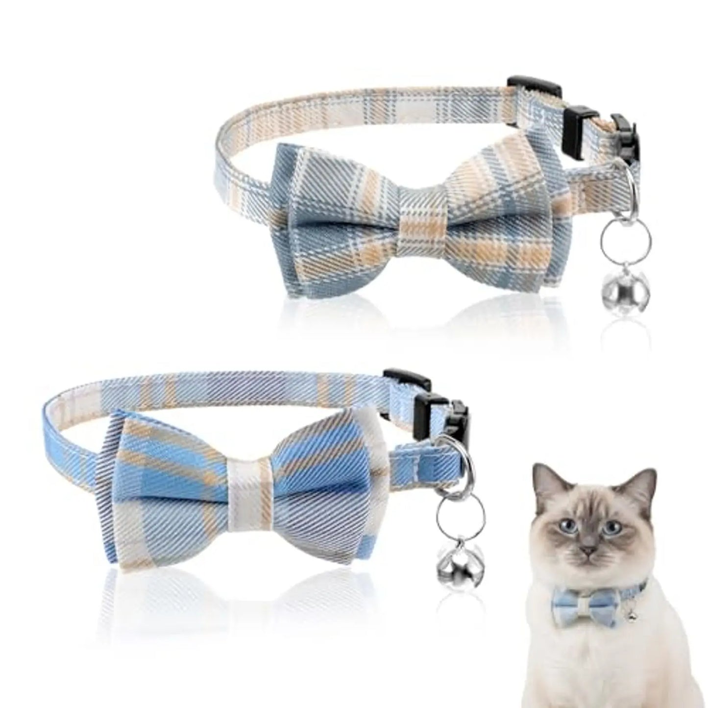 Charming Plaid Bow-tie (2 Pack)