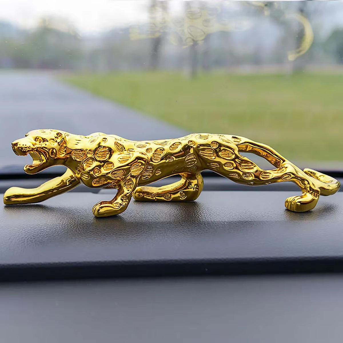 Leopard Statue Home Decor (Gold or Silver) 