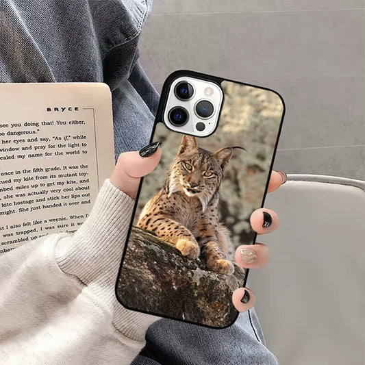 Lynx Cat Phone Case for iphone 16, 15 Pro, Max, Plus 