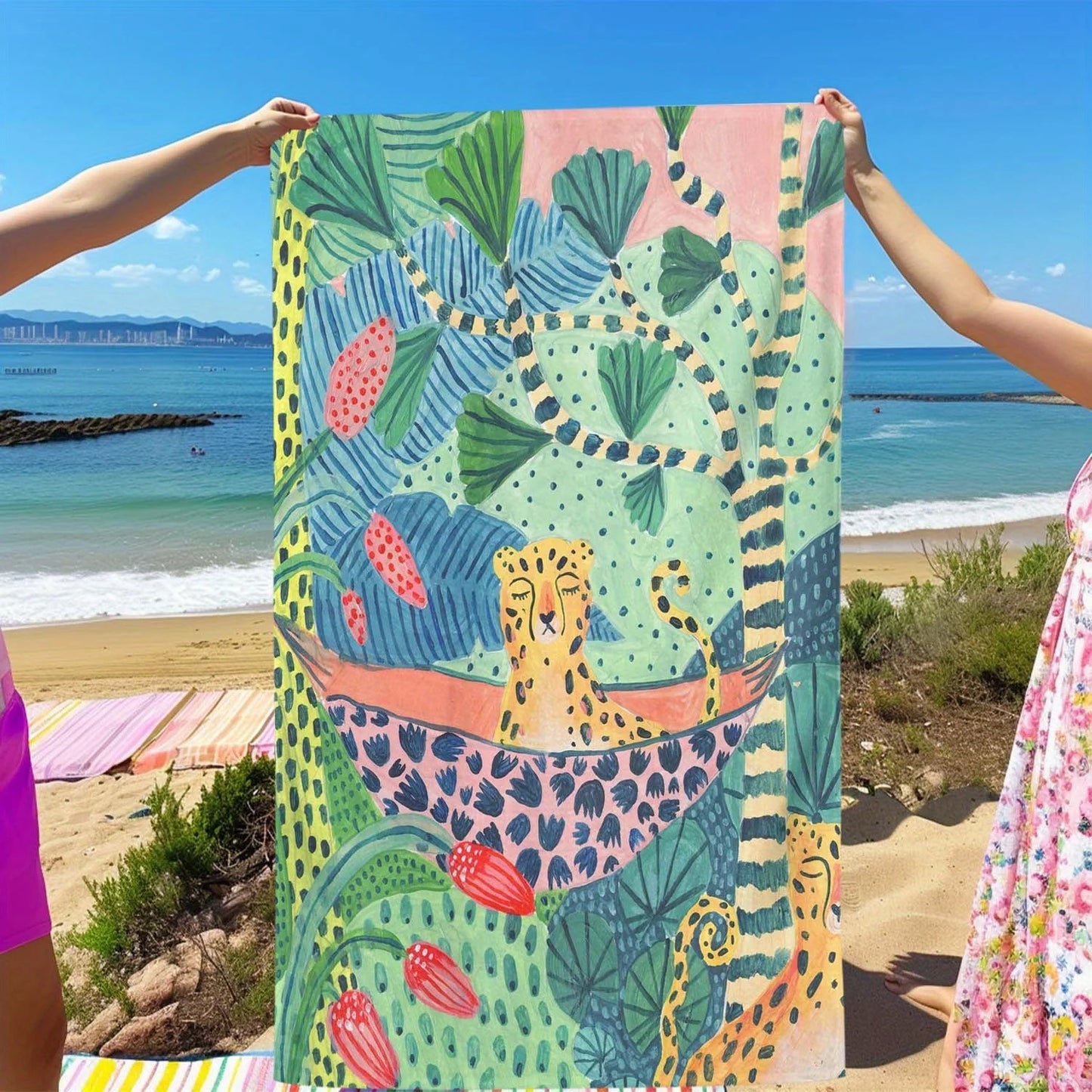 Cheetah Beach Towel