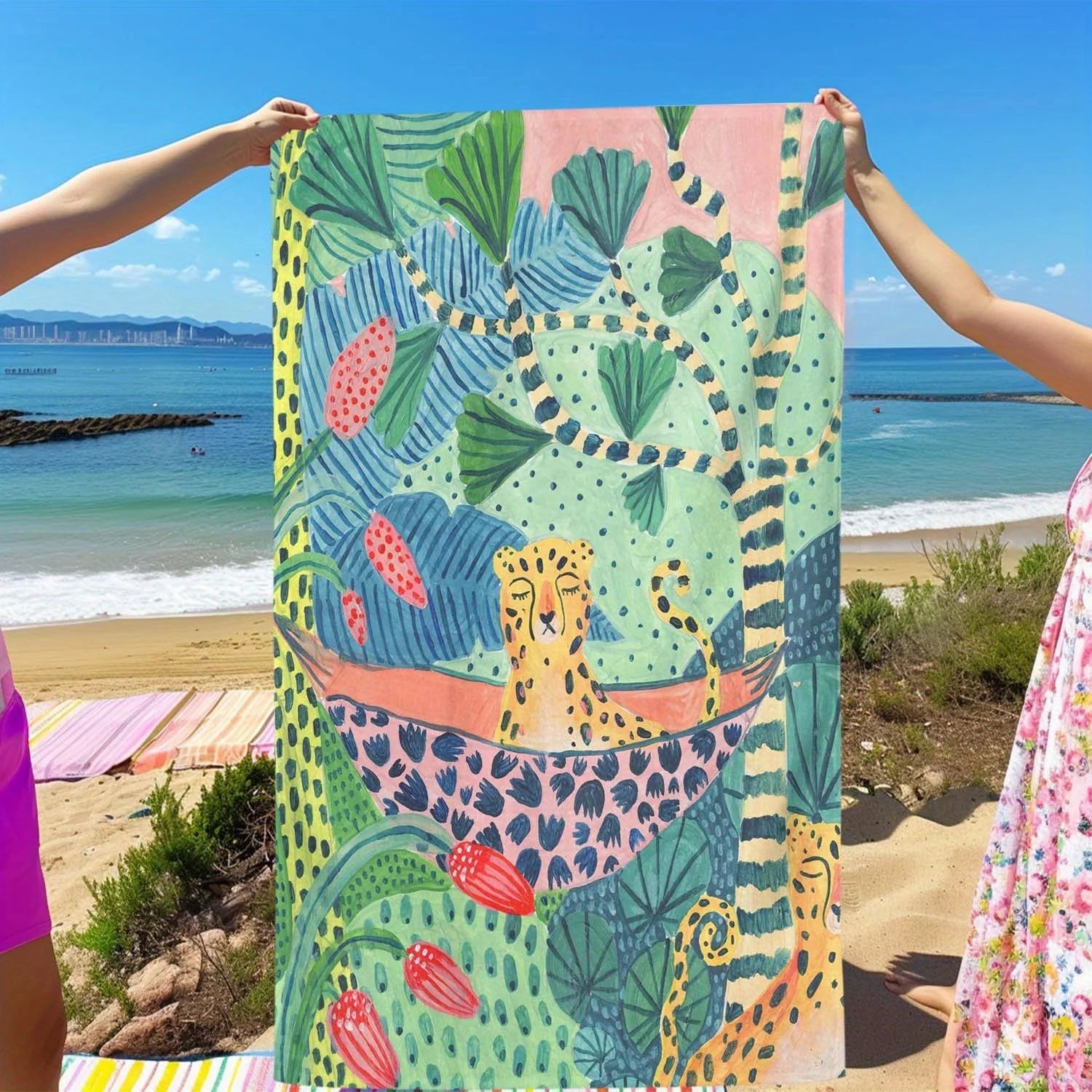 Cheetah Beach Towel