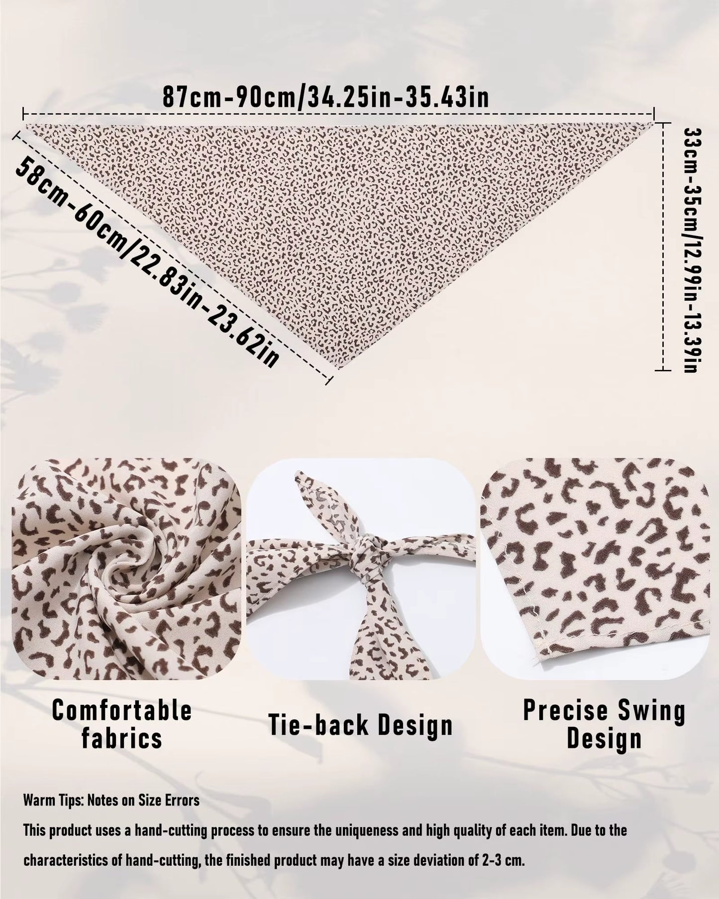 4Pcs/Set Wild Jungle Boho Hair Scarf Headband