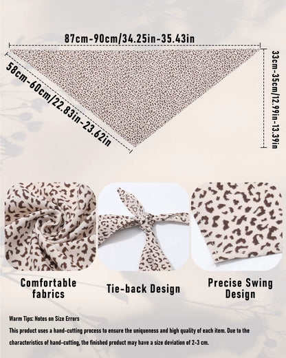 4Pcs/Set Wild Jungle Boho Hair Scarf Headband