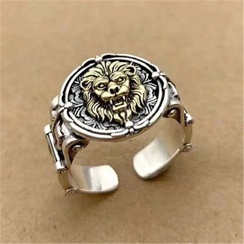 Adjustable Lion Ring