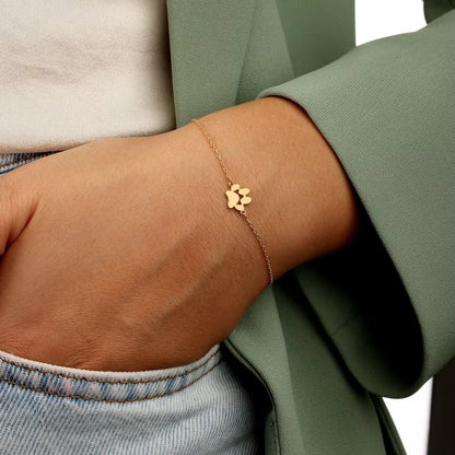 Gold Paw Bracelet