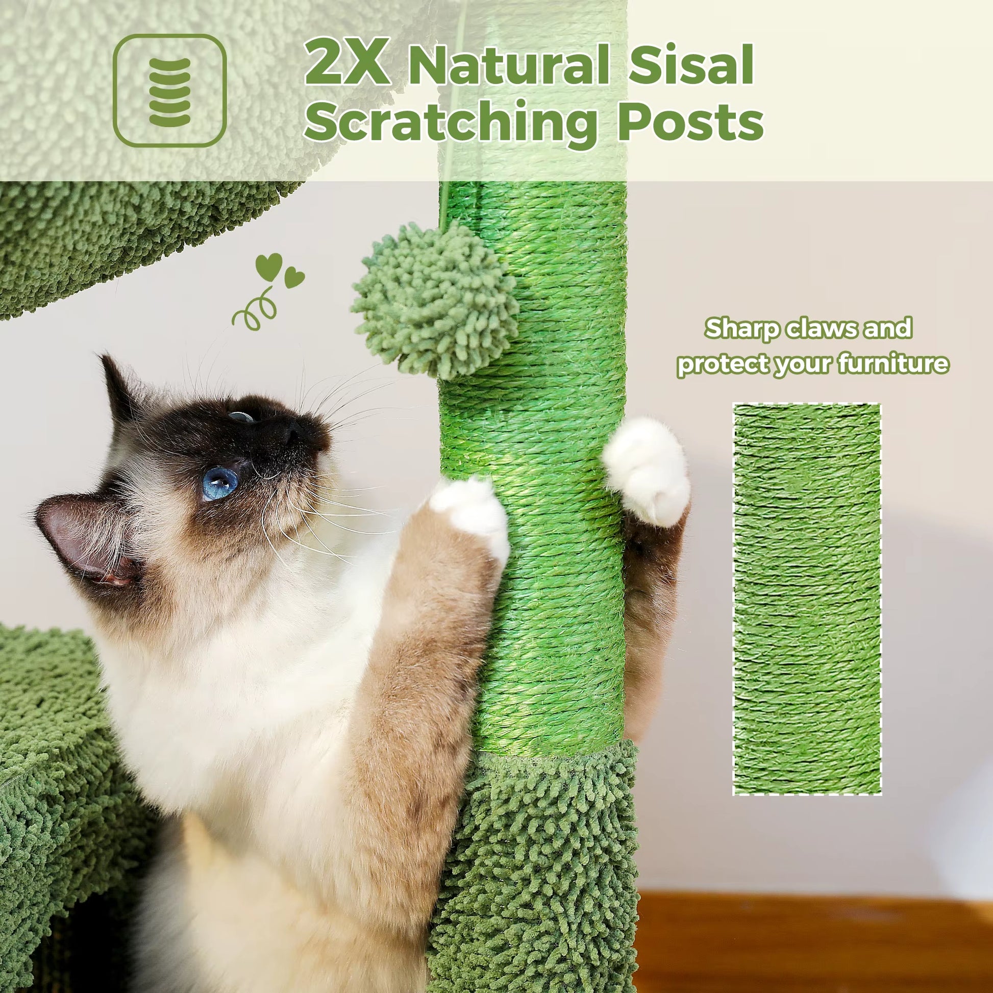 Cactus Cat Tree Tower 