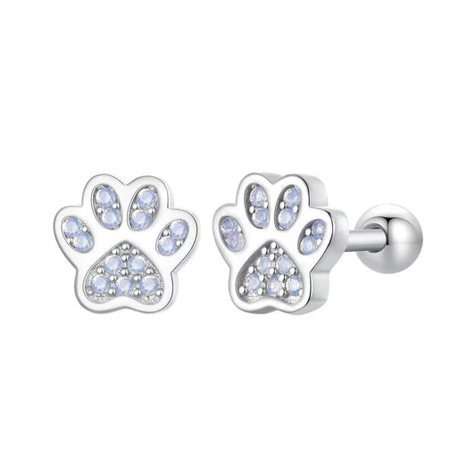 Cat Paw Stud Earrings