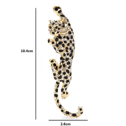 Stunning Leopard Brooch Pin