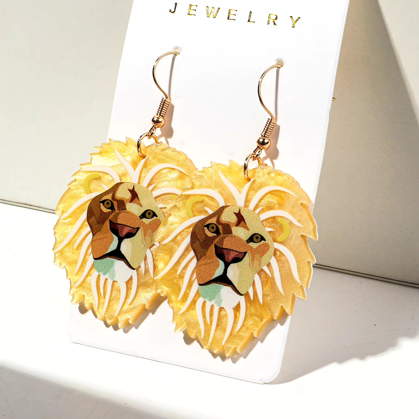 Fun Lion Earrings 