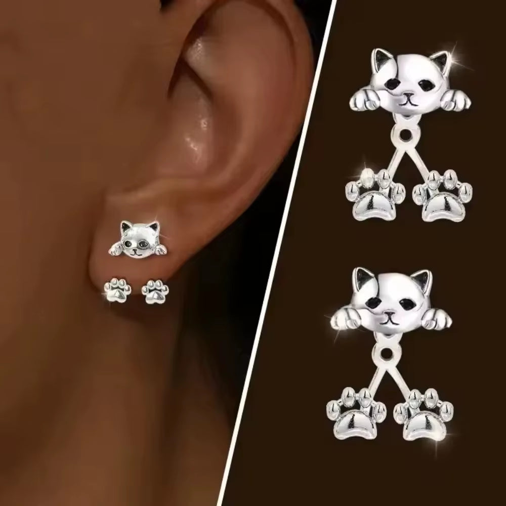 Cute Cat Charm Earrings