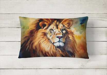 Lion Handmade Throw Pillow (Outdoor or Indoor)