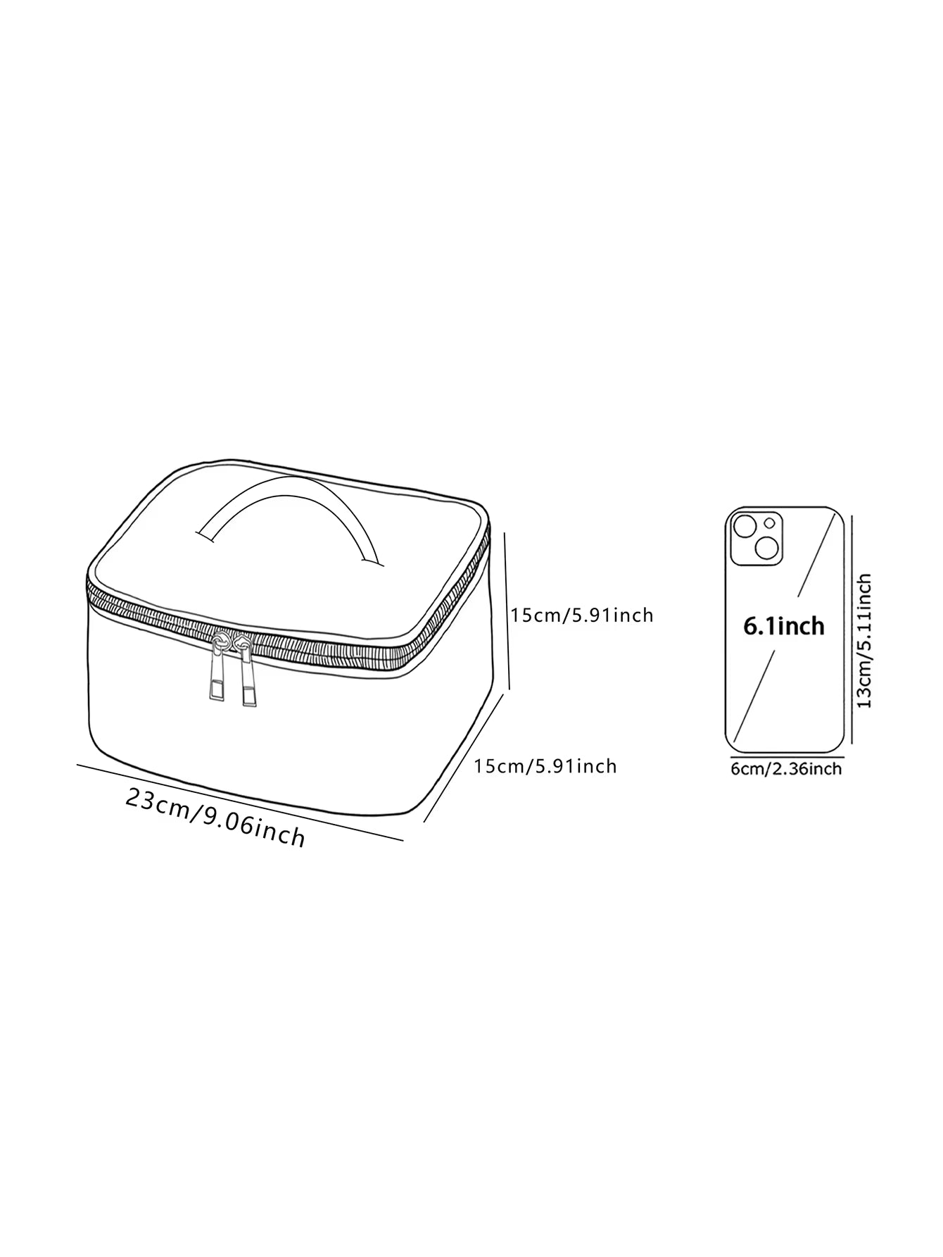Travel-Ready Tiger Cosmetic Bag - Stylish & Practical