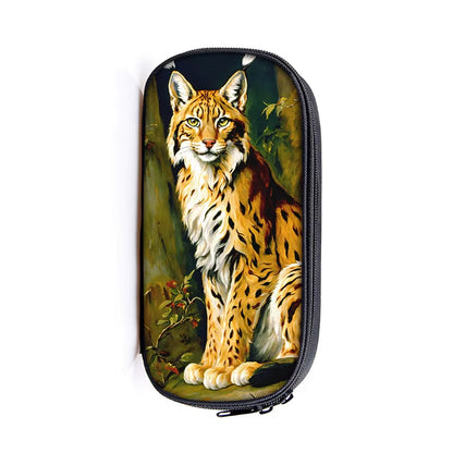 Practical & Wild Lynx Cosmetic/ Pencil Case, 3 Lynx Styles to choose from!