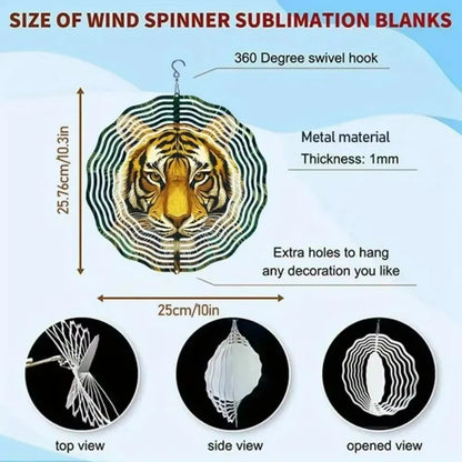Tiger Metal Wind Spinner 