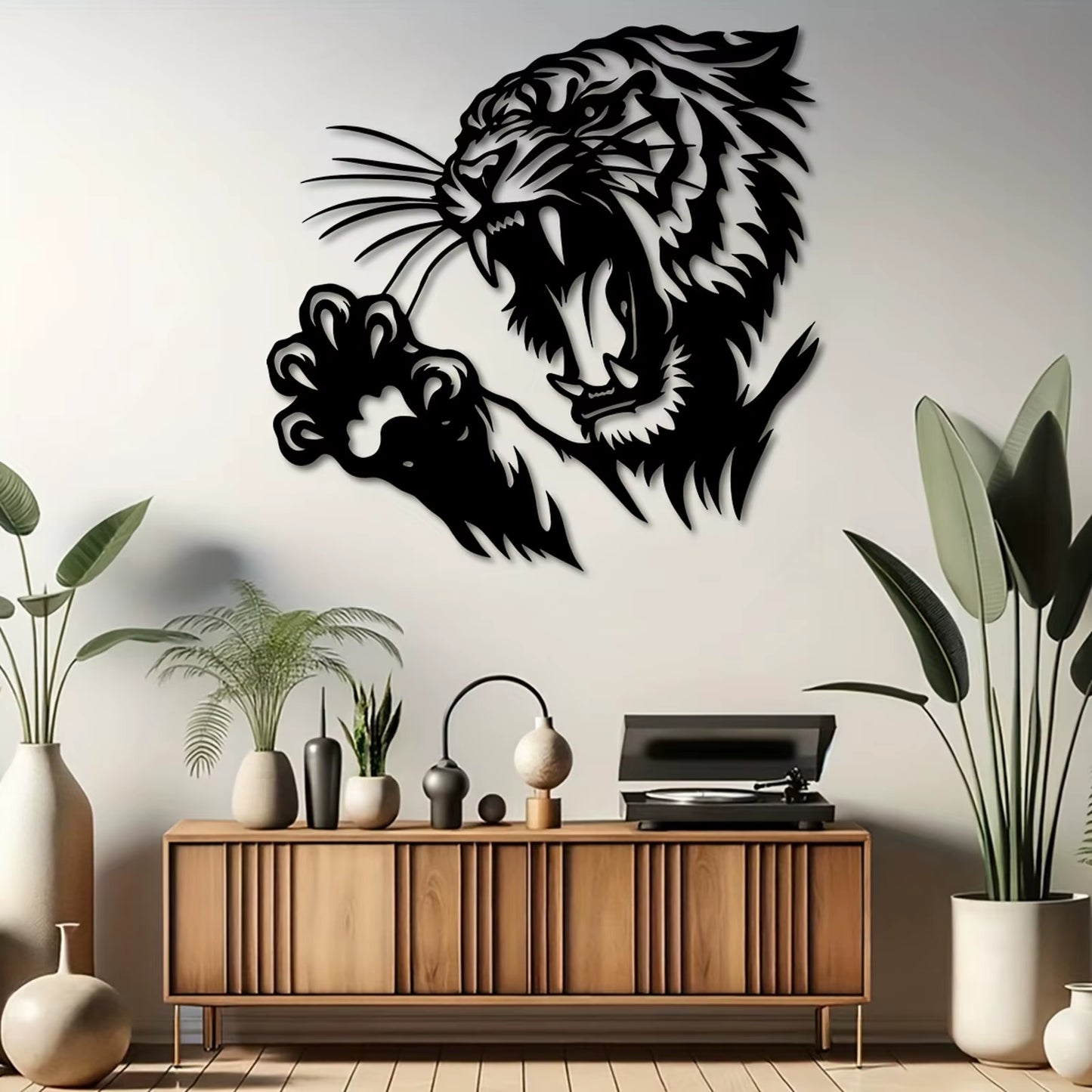  Metal Tiger Wall Art Decor 