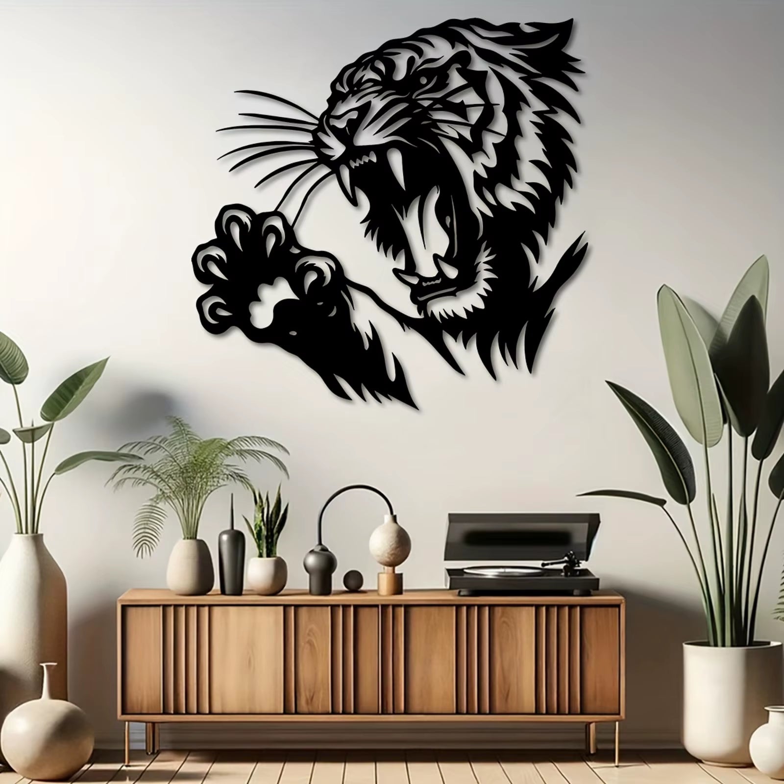  Metal Tiger Wall Art Decor 