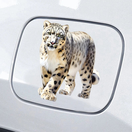 Snow Leopard Vinyl Waterproof Sticker Decor 