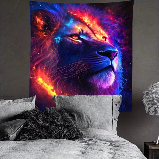 "The Power of One" Royal Fluorescent Tapestry