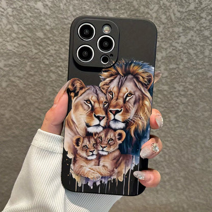 Lion Family Phone Case for Iphone 16/Pro Max